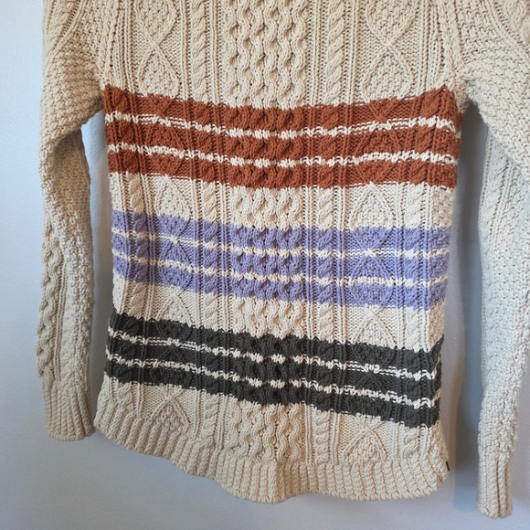 LL Bean Women's Signature Cotton Fisherman Tunic Sweater - XXS - Picture 2 of 8